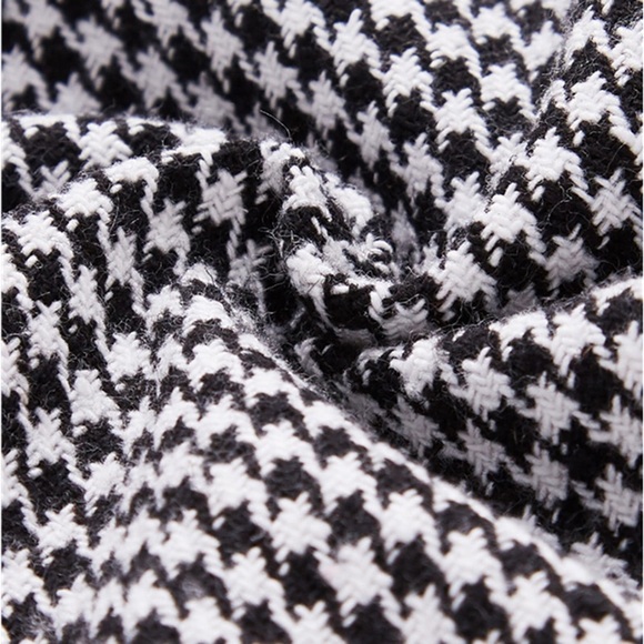 Vintage plaid wool cape jacket - Picture 4 of 5